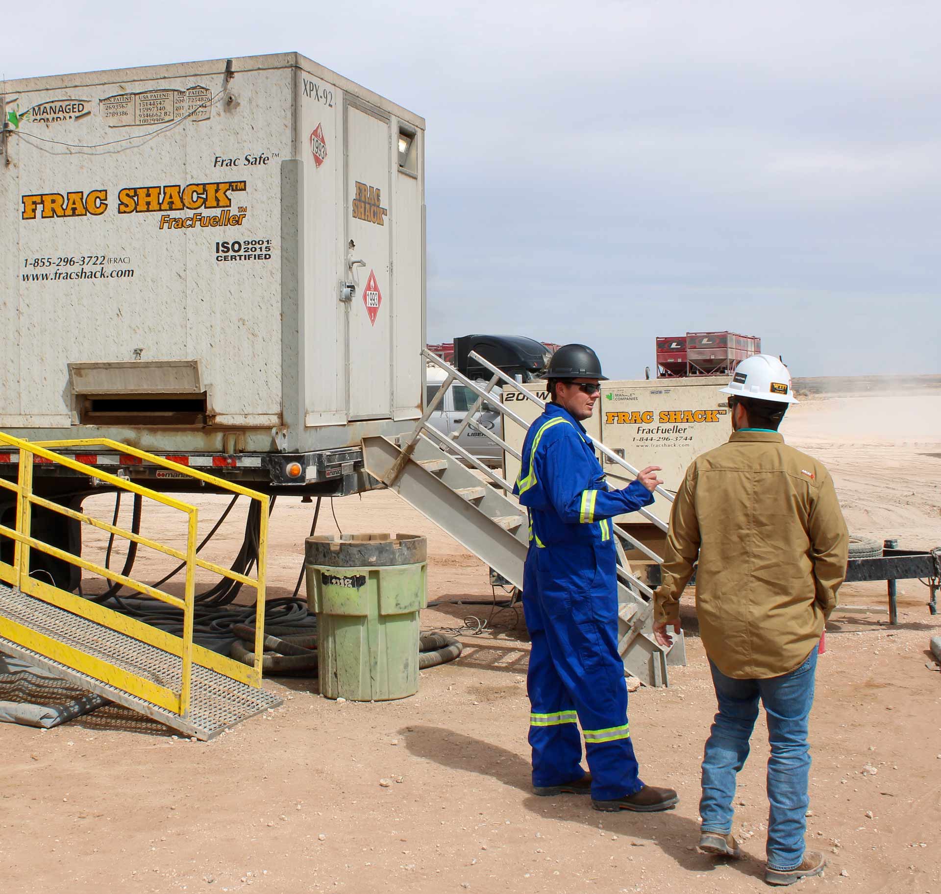 Frack Shack - diesel fuel delivery system